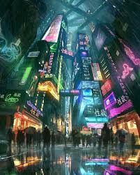 cyberpunk city art - Google Search