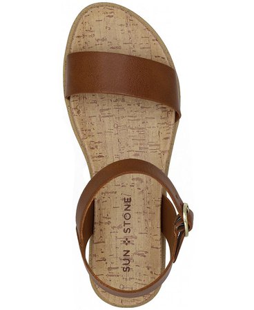Sun + Stone Mattie Flat Sandals, Created for Macy's & Reviews - Sandals - Shoes - Macy's