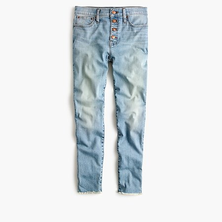 Eco 9" high-rise toothpick jean in light worn wash