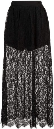 high waisted lace skirt