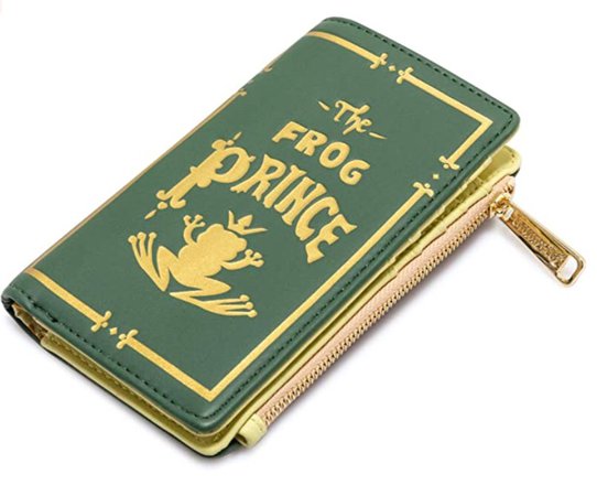 Loungefly Disney Princess and The Frog The Frog Prince Wallet Green