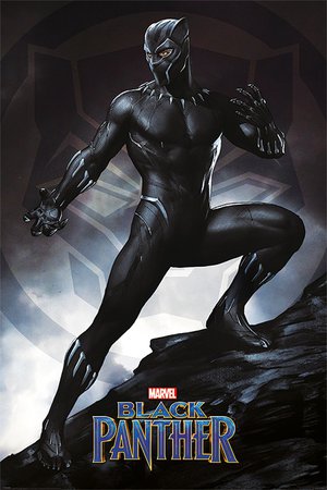 Black Panther - Stance Poster, Plakat | 3+1 GRATIS bei Europosters