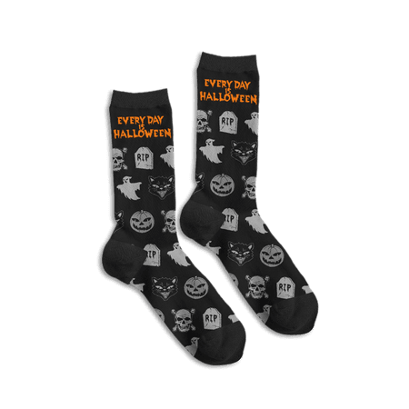 *clipped by @luci-her* EVERY DAY IS HALLOWEEN - SOCKS - CAVITYCOLORS, LLC