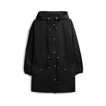 Primark black raincoat