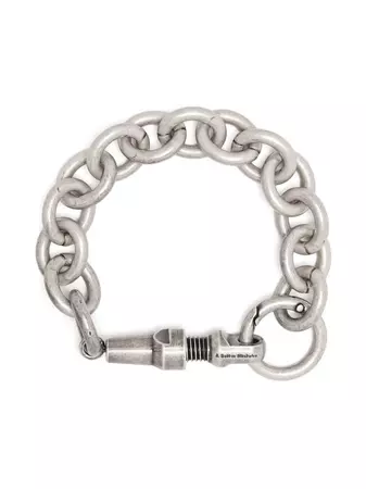 A BETTER MISTAKE logo-engraved chain-link Bracelet - Farfetch