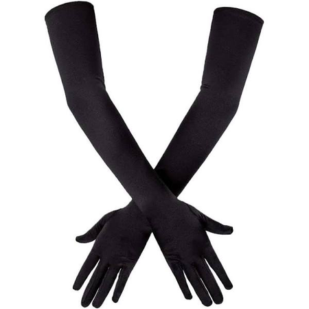 Black Opera Gloves