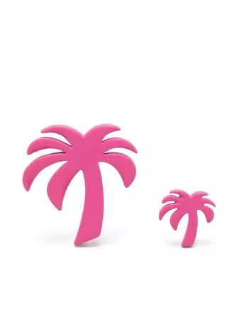Palm Angels Palm Asymmetric Earrings - Farfetch