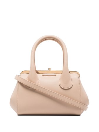 Shop Chloé Joyce leather tote bag with Express Delivery - FARFETCH