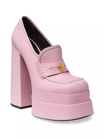Shop Versace Intrico Platform Loafers | Saks Fifth Avenue