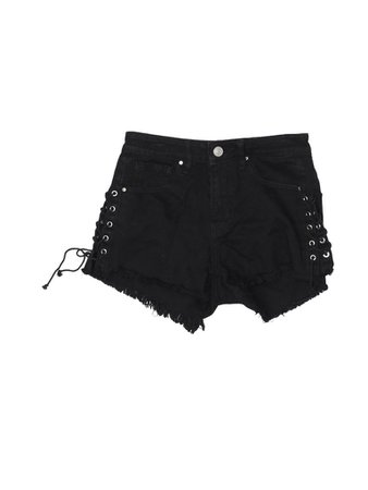 PacSun Solid Black Denim Shorts 23 Waist - 66% off | thredUP