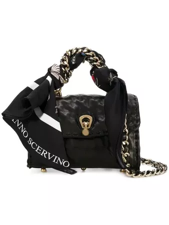Ermanno Scervino Scarf Embellished Mini Bag - Farfetch
