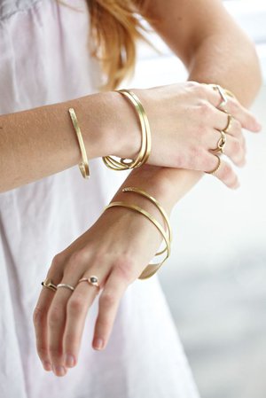 bracelets and rings