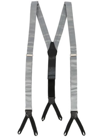 Ermenegildo Zegna Satin Suspender Braces ZXR43615 | Farfetch