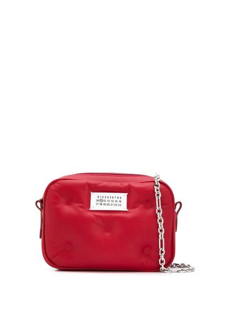 Maison Margiela Micro Glam Slam Shoulder Bag S56WG0108PR818 Red | Farfetch