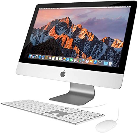 Amazon.com: Apple iMac 21.5in 2.7GHz Core i5 (ME086LL/A) All In One Desktop, 8GB Memory, 1TB Hard Drive, Mac OS X Mountain Lion (Renewed): Computers & Accessories