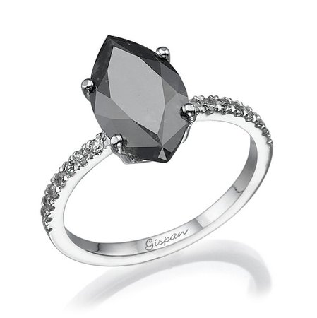 black diamond filigree ring - Google Search