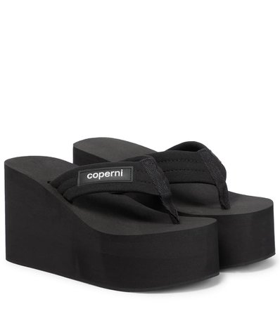 Coperni - Platform thong sandals | Mytheresa