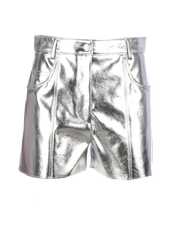 MSGM Metallic Shorts