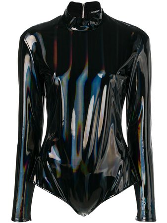 Balmain Hologram Latex Bodysuit - Farfetch