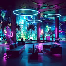 cyberpunk living room - Google Search