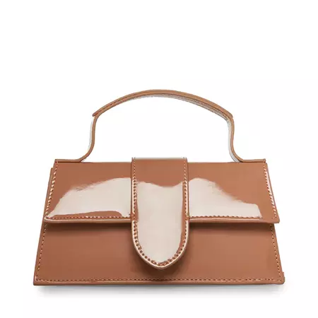 BARLAN Blush Patent Trapezoidal Satchel Bag | Women's Mini Bags – Steve Madden