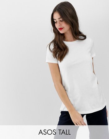ASOS DESIGN Tall ultimate t-shirt with crew neck in white | ASOS