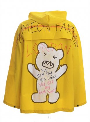RAIN JACKET. Yellow by Simeon Farrar / Outerwear / Coats | Young British Designers