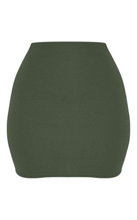 Khaki Mini Suit Skirt | Skirts | PrettyLittleThing USA
