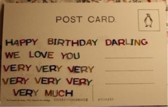 postcard darling 20th