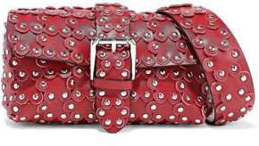 Red(V) Red(v) Studded Floral-appliqued Leather Shoulder Bag