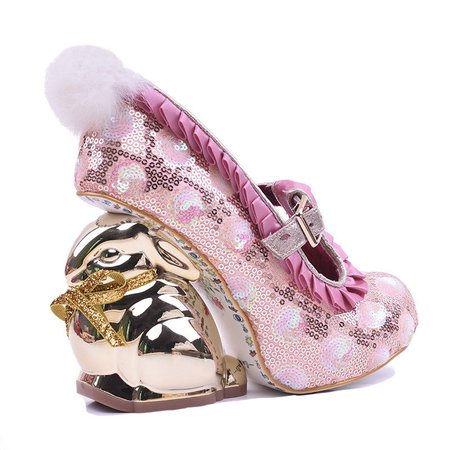 Luxury Golden Bunny Rabbit 3D Pumps High Heels Lolita | Kawaii Babe