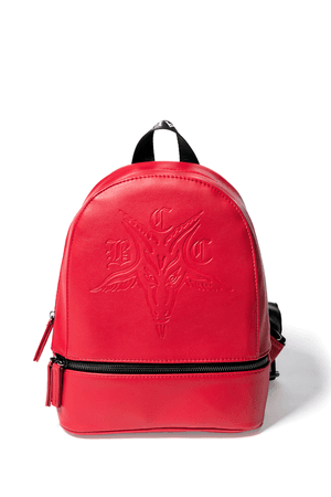 BCC Goat - Purse/Bag Limited Edition Red Medium Backpack – Blackcraft Cult