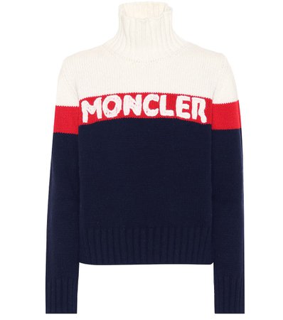 Wool And Cashmere Sweater - Moncler | Mytheresa