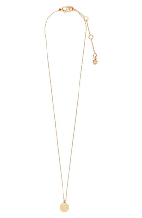 kate spade new york mini initial pendant necklace | Nordstrom