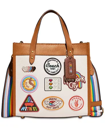 COACH Pride Patches Field Tote 22 & Reviews - Handbags & Accessories - Macy's
