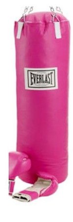 pink boxing bag