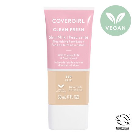 COVERGIRL Clean Fresh Skin Milk, Dewy Finish, Fair, 1 fl oz - Walmart.com