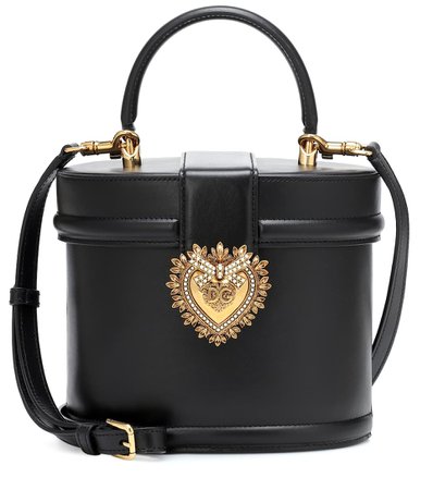 Dolce & Gabbana - Devotion leather bucket bag | Mytheresa