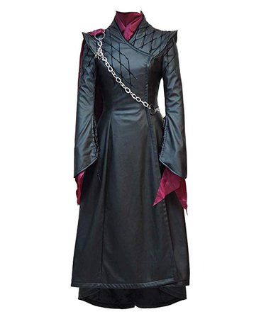 Amazon.com: Expeke Women Halloween Queen Daenerys Costume Dress Coat Cosplay Outfit: Clothing