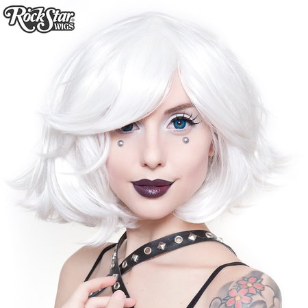 RockStar Wigs® Hologram 12" - White