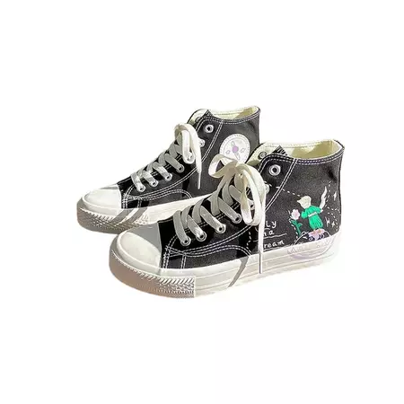 Kidcore Canvas Sneakers - Shoptery