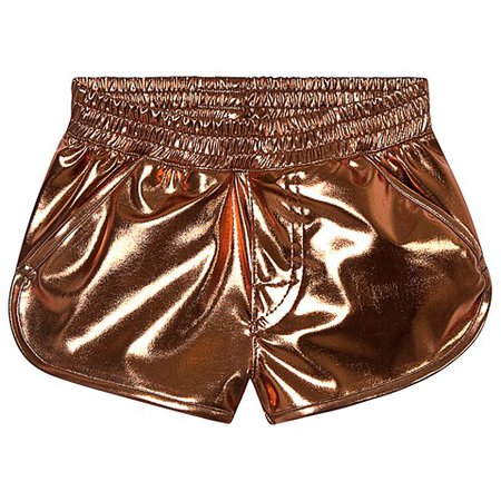 Yporqué Bronze Metallic Shorts | AlexandAlexa