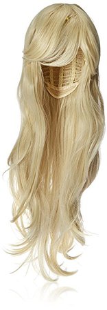 YOPO 28" Wig Long Big Wavy Hair Women Cosplay Party Costume Wig(Light Blonde)