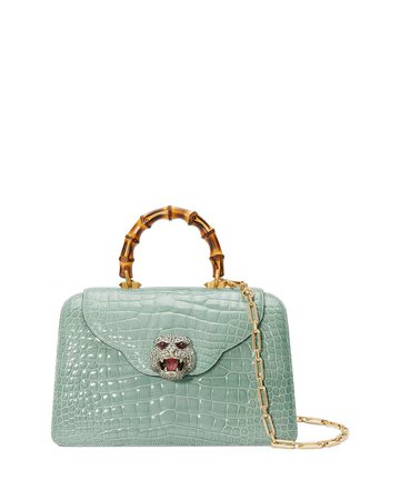 Gucci Thiara Crocodile Top Handle Bag | Neiman Marcus