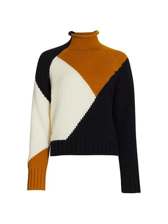 A.L.C. Claremont Colorblocked Sweater | SaksFifthAvenue