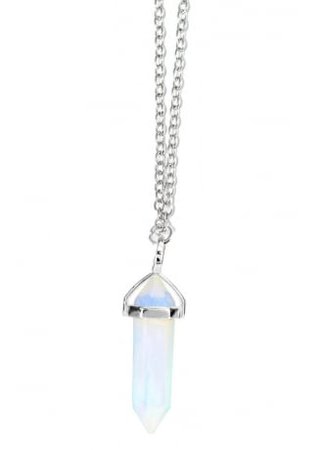 Buy Opal Seafoam Crystal Necklace Swarovski Crystal Laguna Delite Swarovski Crystal  Necklace Pear Teardrop Sterling Silver Online in India - Etsy