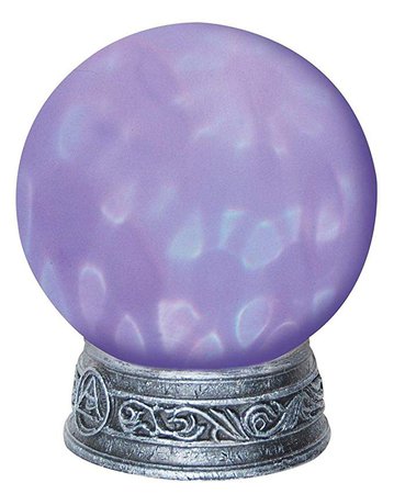 Amazon.com: Sunstar Industries Witches Crystal Ball Magic Light Orb Fire & Ice Blue Lights Halloween Decoration: Clothing