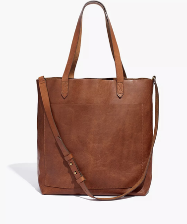 Madewell leather tote bag
