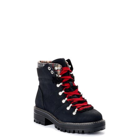 Time and Tru Women's Cozy Hiker Boot (Wide Width Available) - Walmart.com