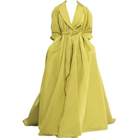 Off Yellow/Green Gown